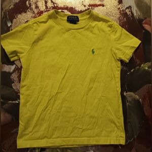 Polo by Ralph Lauren Yellow Short Sleeve Tee Classic Cotton
